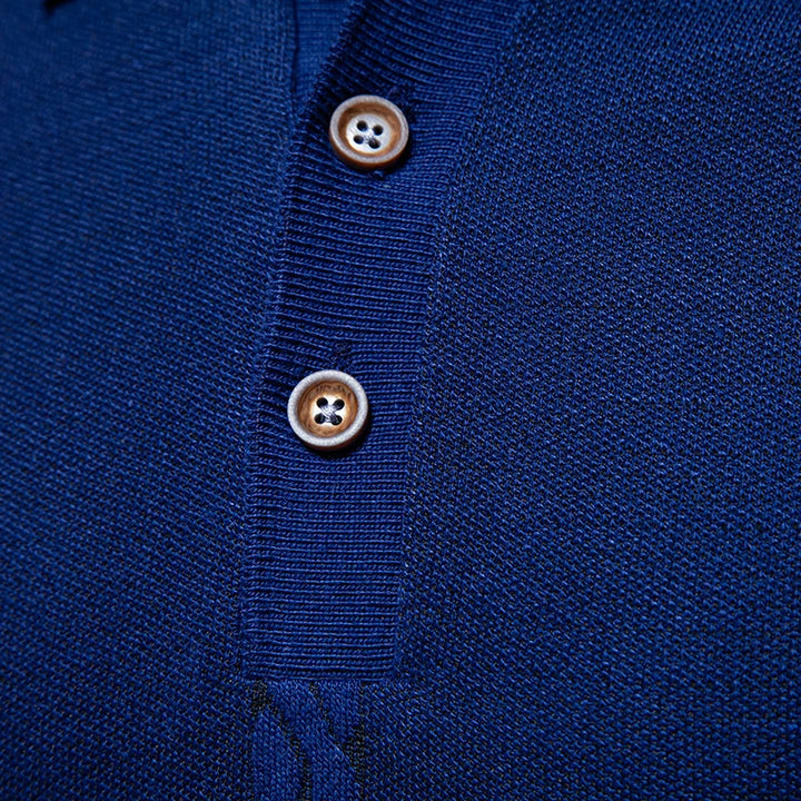 Men's Breathable Knit Polo Shirt | Tailored Classic Everyday Style