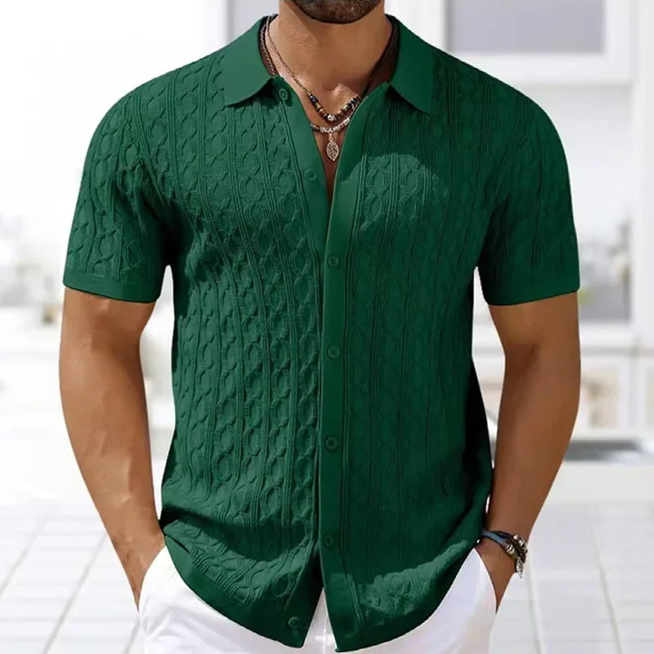 Men's Breathable Knitted Polo Shirt | Stylish Business Casual Essential 2