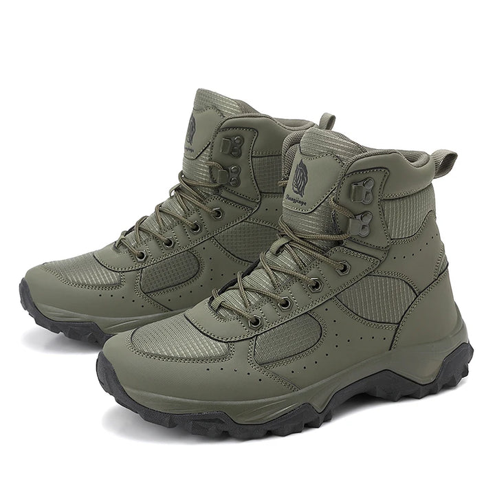 Men's Breathable Leather Combat Boots | Ultra-Light Outdoor Adventure Fit 6