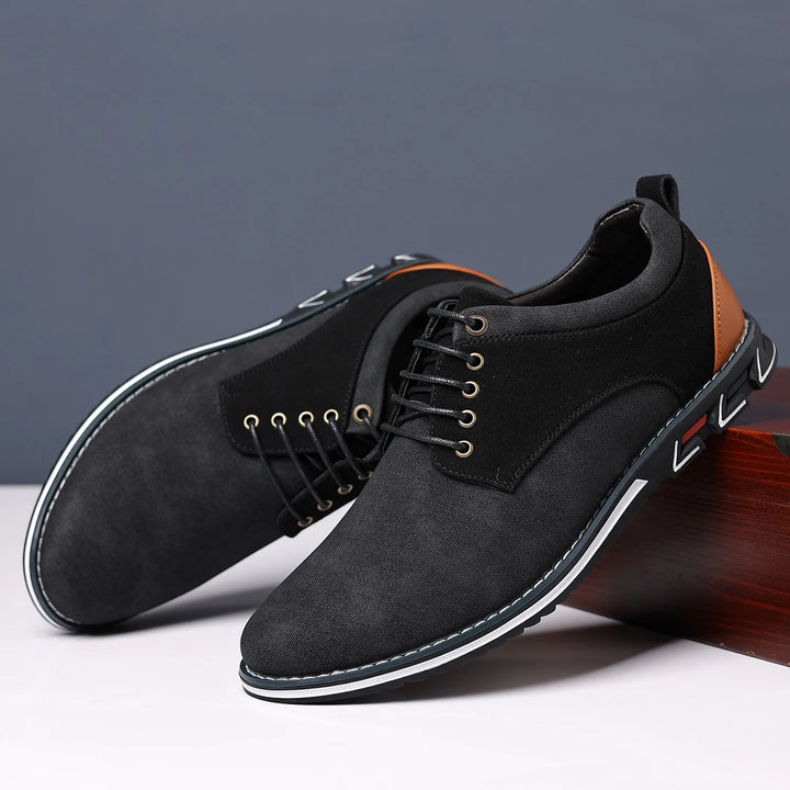 Men's Breathable Leather Derby Shoes | Comfortable Non-Slip Outdoor Fit 2