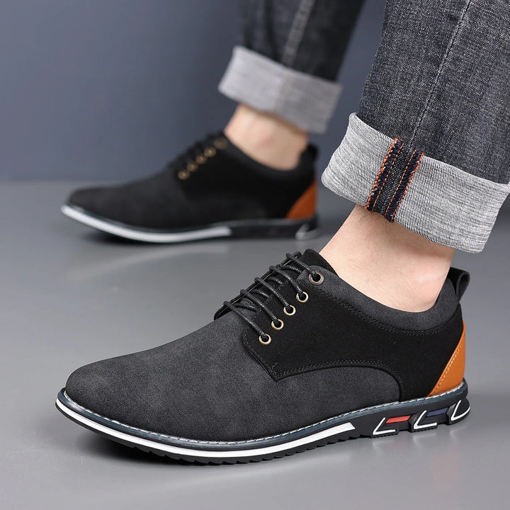 Men's Breathable Leather Derby Shoes | Comfortable Non-Slip Outdoor Fit 3