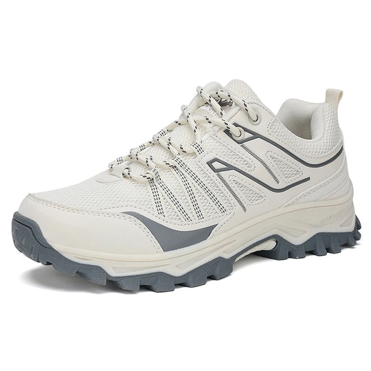 Men's breathable mesh hiking shoes with trail-ready sole