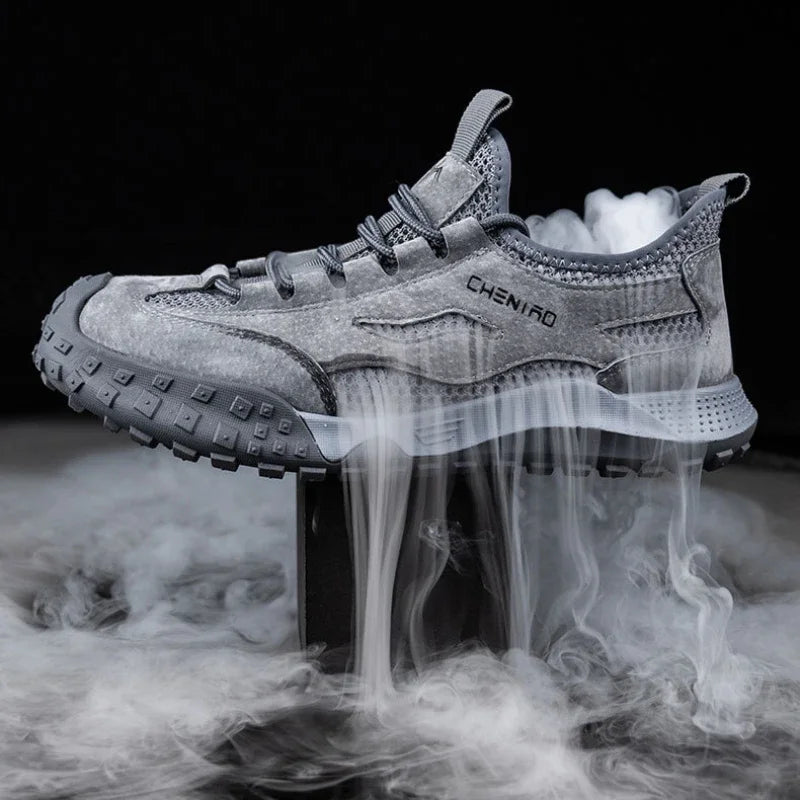 Men's Breathable Mesh Work Sneakers | Lightweight Non-Slip Safety Essential 3