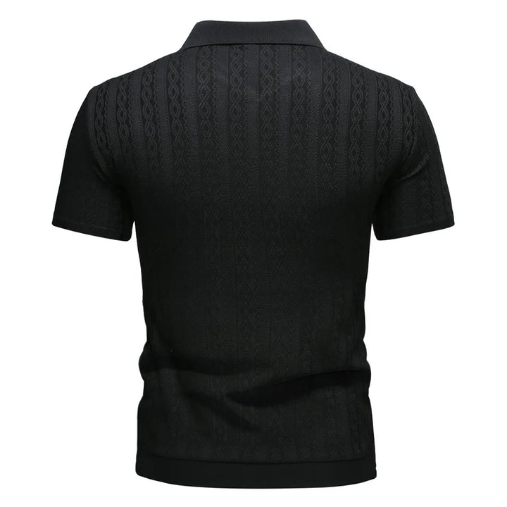 Men's Breathable Splicing Polo Shirt | Modern Casual Summer Style 2