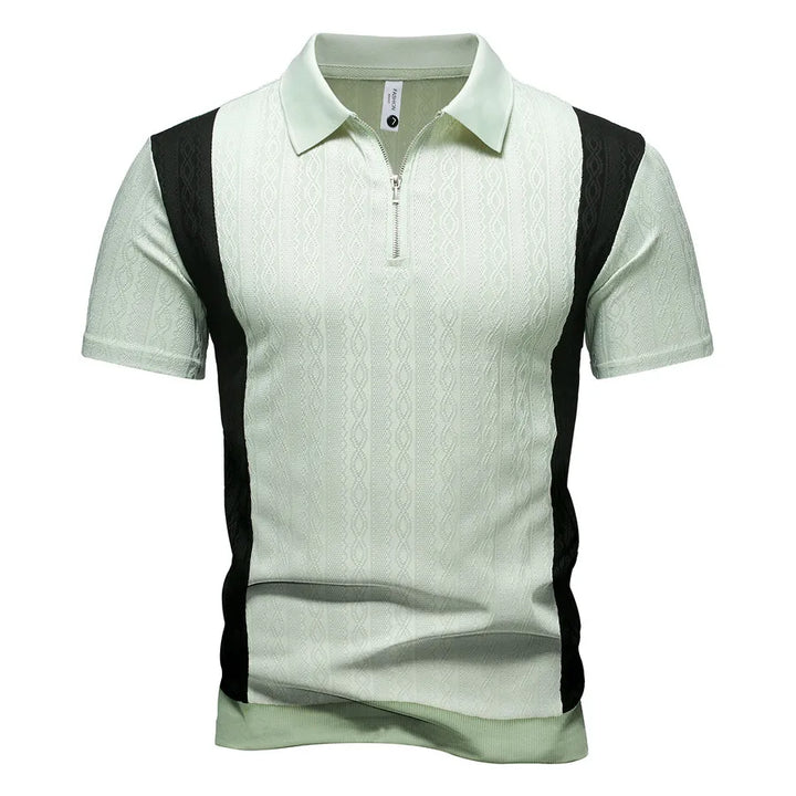 Men's Breathable Splicing Polo Shirt | Modern Casual Summer Style 6