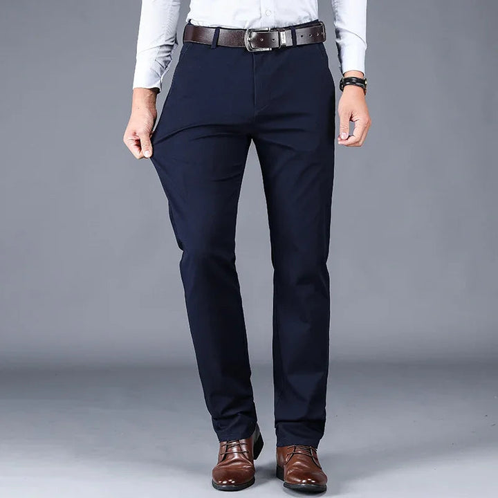 Men's Broadcloth Tailored Trousers | Sharp Everyday Business Essential 4
