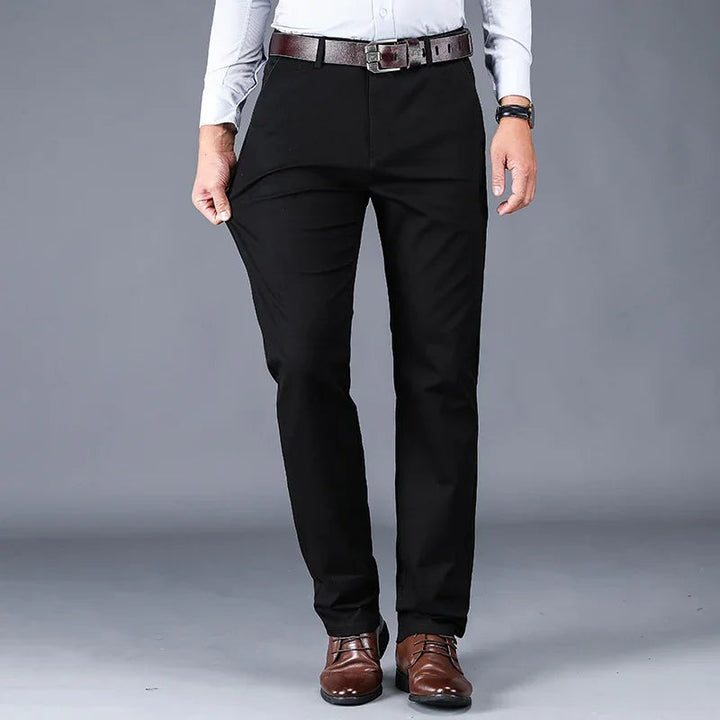 Men's Broadcloth Tailored Trousers | Sharp Everyday Business Essential 5