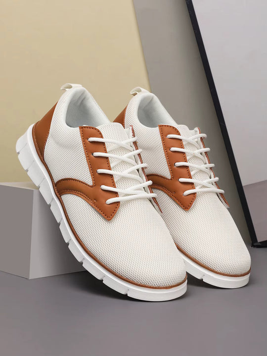 Men's Canvas Leather Sneakers | Lightweight All-Day Comfort Fit 0