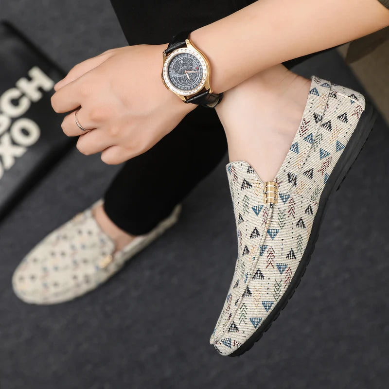 Men's Canvas Slip-On Loafers | Lightweight Breathable Comfort Fit 2