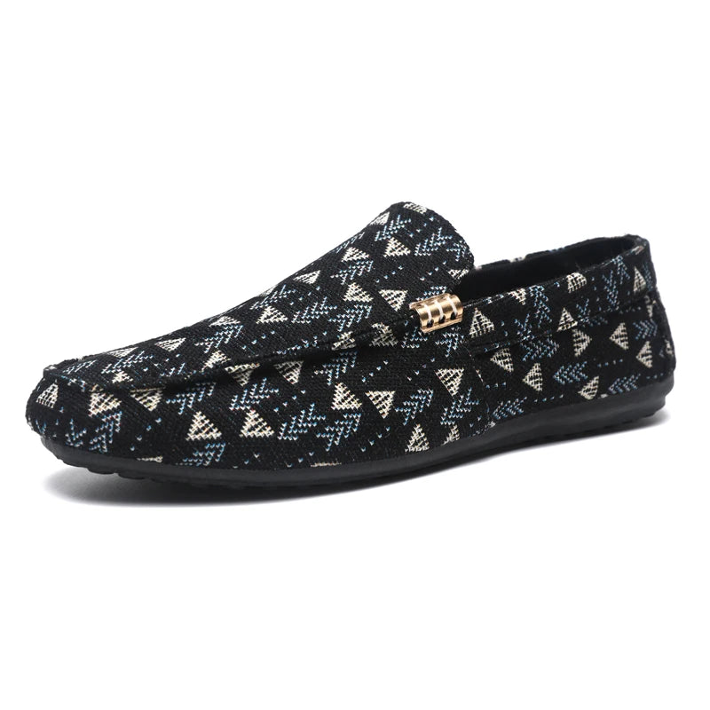 Men's Canvas Slip-On Loafers | Lightweight Breathable Comfort Fit 7
