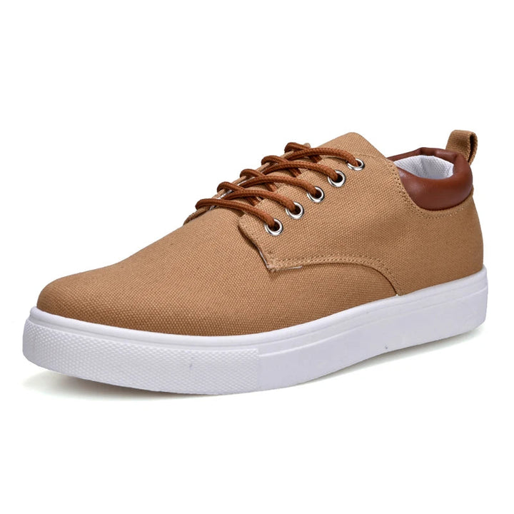 Men's Canvas and Leather Orthopedic Sneakers | All-Day Comfort Fit 3
