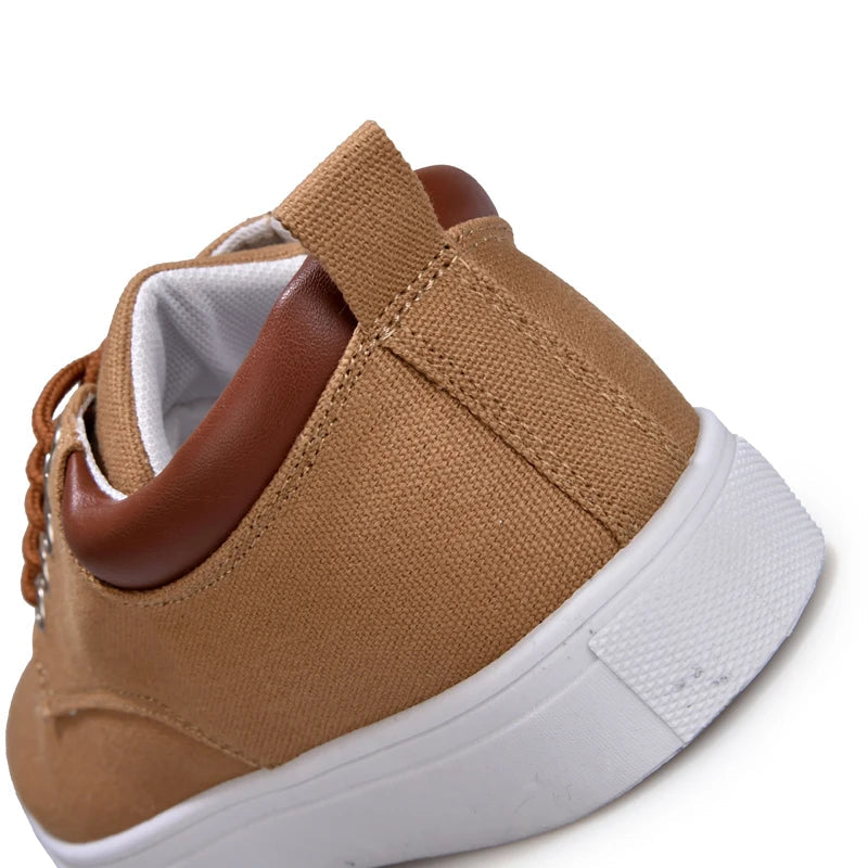 Men's Canvas and Leather Orthopedic Sneakers | All-Day Comfort Fit 5