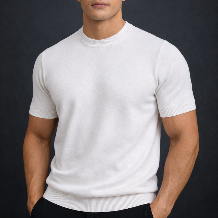 Men's Cashmere Merino Wool T-Shirt | Soft Lightweight Everyday Comfort 4