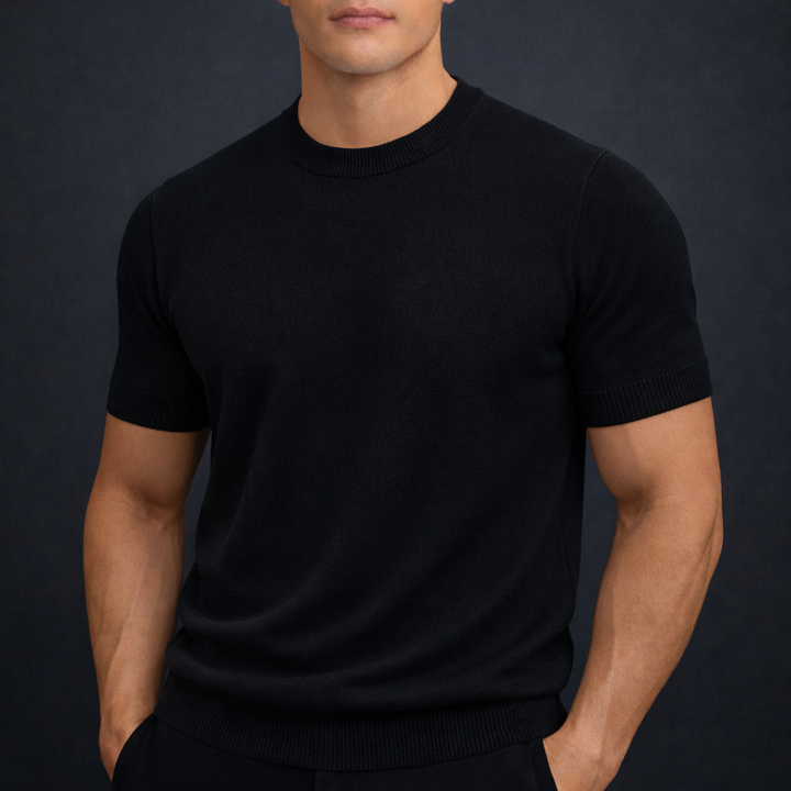 Men's Cashmere Merino Wool T-Shirt | Soft Lightweight Everyday Comfort 6
