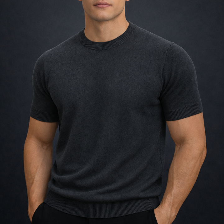 Men's Cashmere Merino Wool T-Shirt | Soft Lightweight Everyday Comfort 7