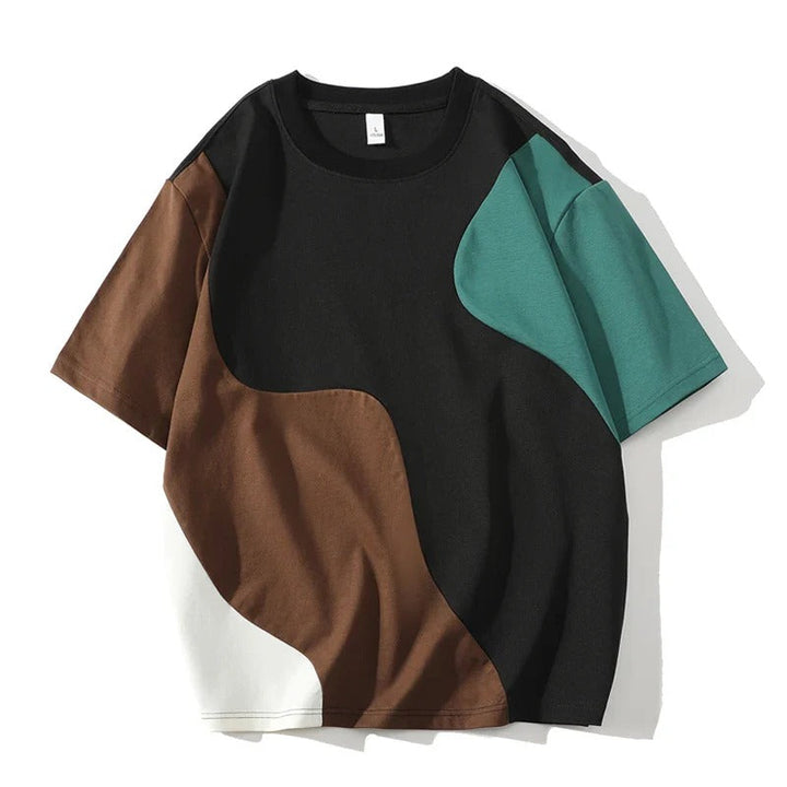 Men's Cotton-Blend Abstract T-Shirt | Bold Modern Everyday Essential 1