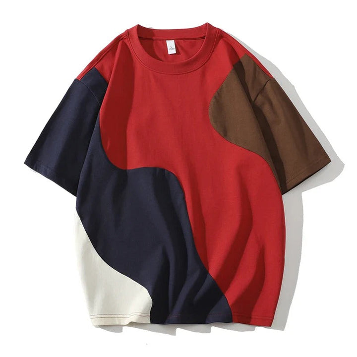 Men's Cotton-Blend Abstract T-Shirt | Bold Modern Everyday Essential 3