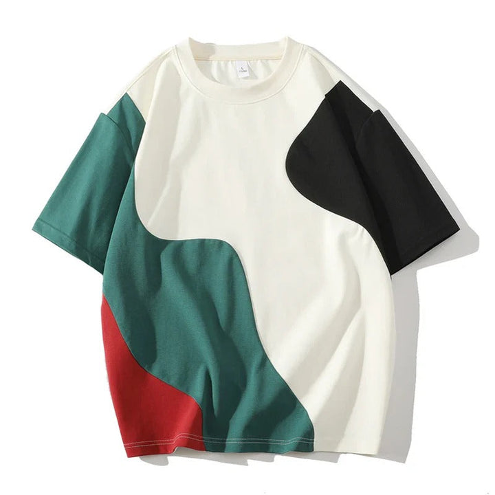 Men's Cotton-Blend Abstract T-Shirt | Bold Modern Everyday Essential 6