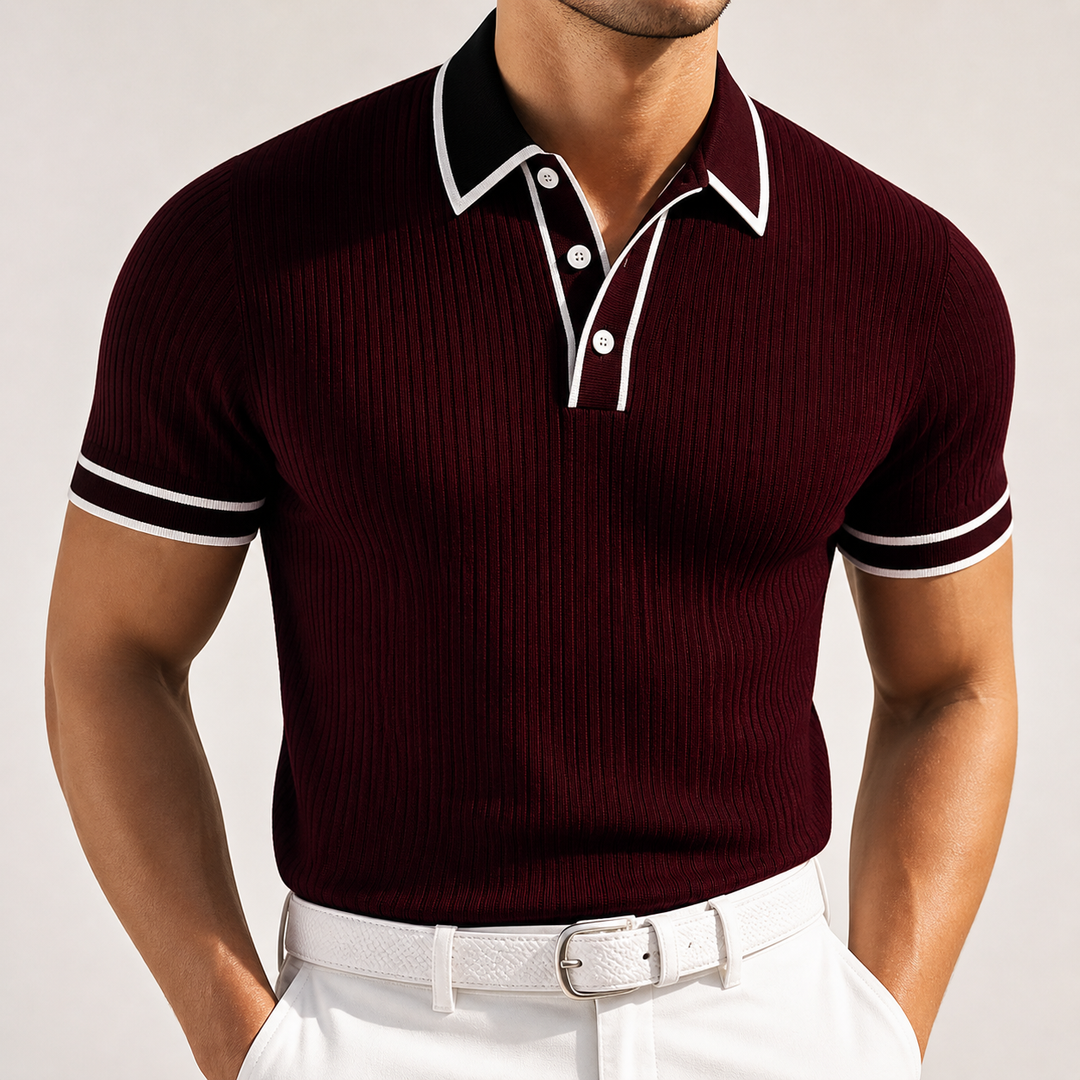 Men's Cotton Blend Button-Up Shirt | Refined Tailored Casual Style 2
