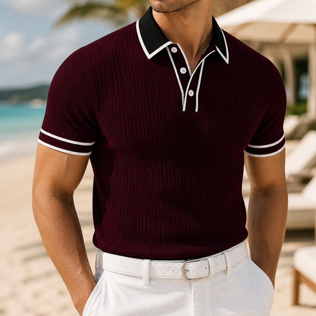Men's Cotton Blend Button-Up Shirt | Refined Tailored Casual Style 3