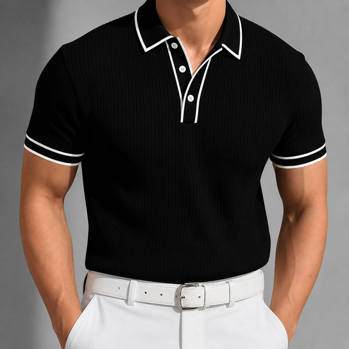 Men's Cotton Blend Button-Up Shirt | Refined Tailored Casual Style 4