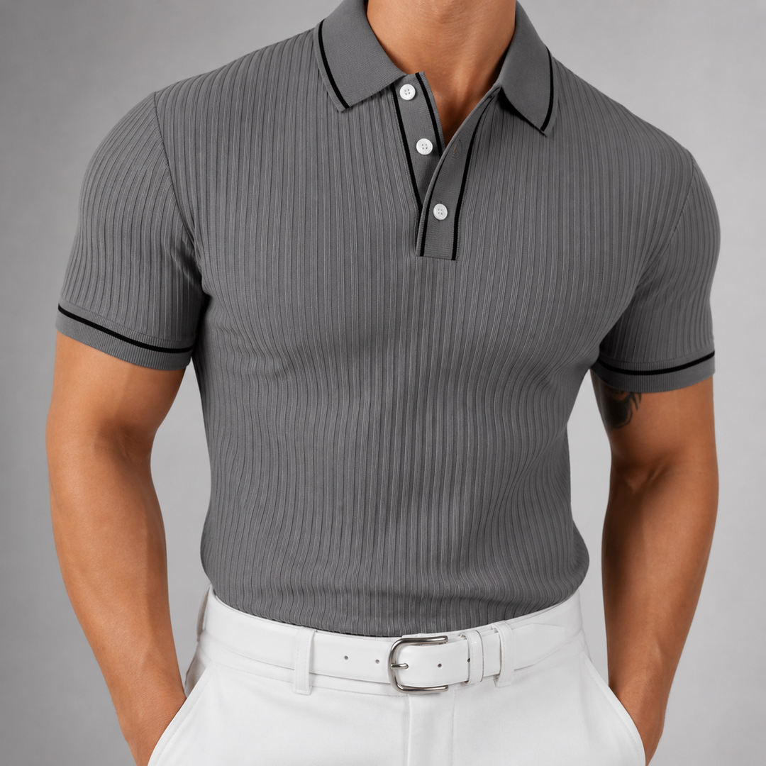 Men's Cotton Blend Button-Up Shirt | Refined Tailored Casual Style 5