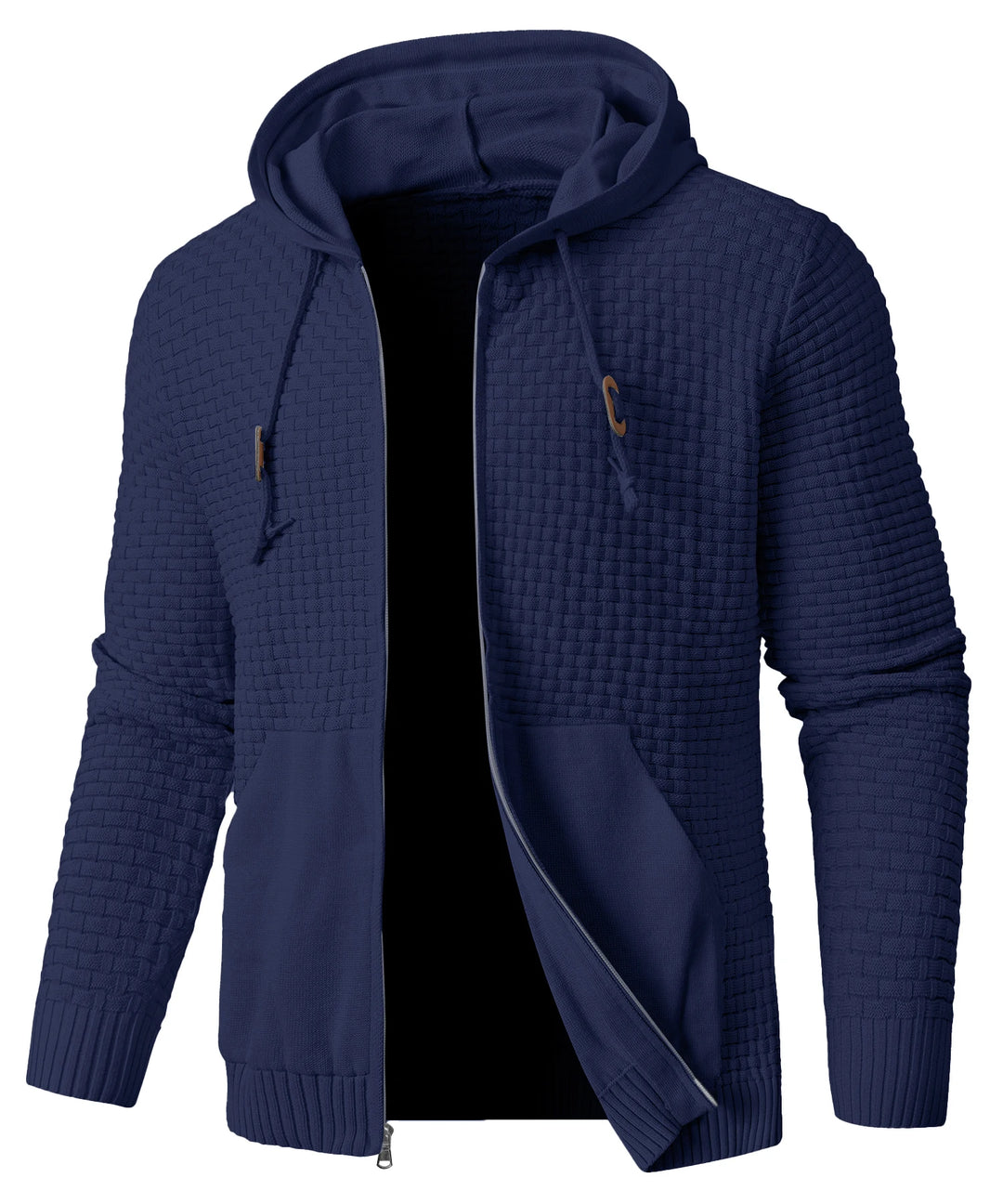 Men's Cotton Blend Hooded Sweatshirt | Lightweight Breathable Spring Layer
