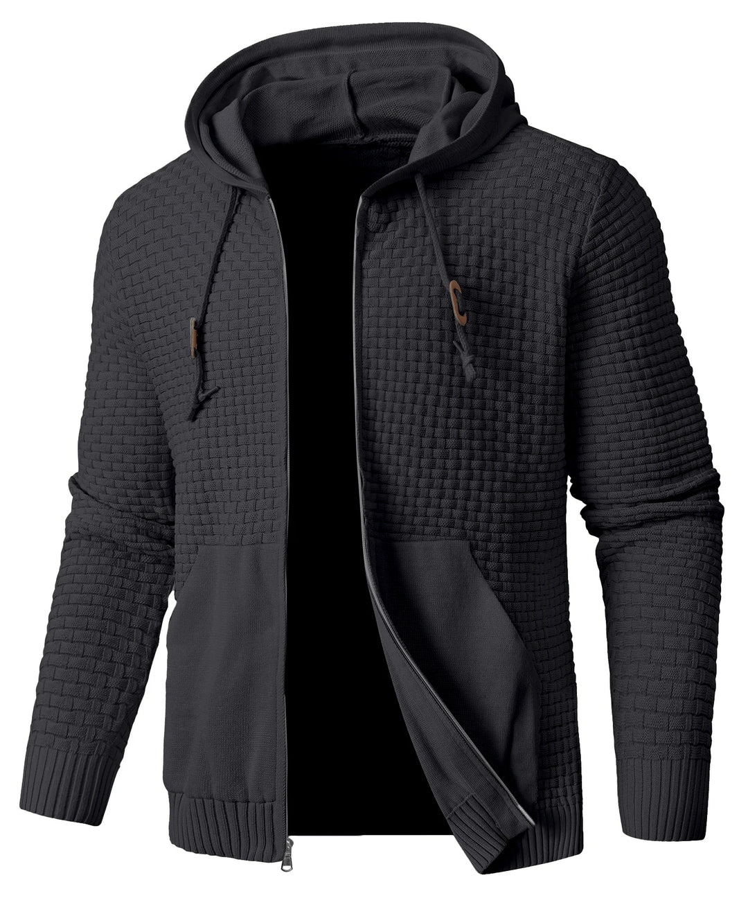 Men's Cotton Blend Hooded Sweatshirt | Lightweight Breathable Spring Layer