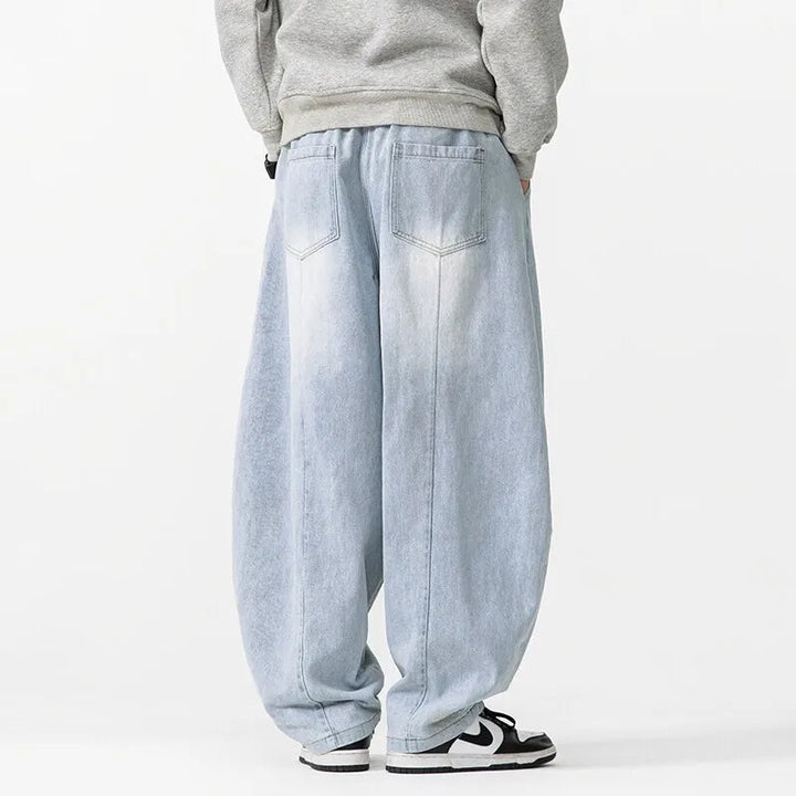 Men's Cotton Blend Pleated Pants | Oversized 90s-Inspired Comfort Fit 2