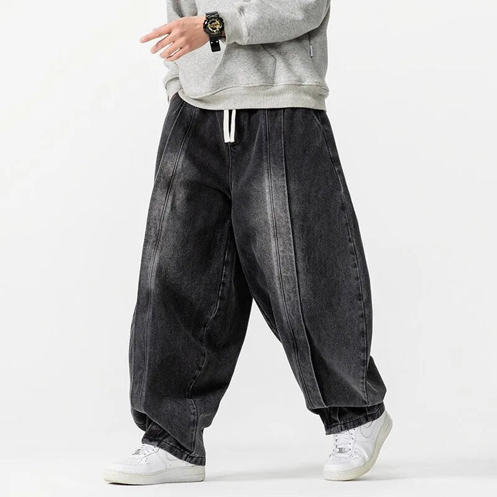 Men's Cotton Blend Pleated Pants | Oversized 90s-Inspired Comfort Fit 6