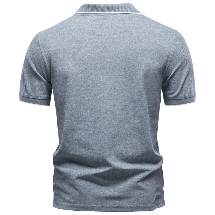 Men's Cotton Blend Polo Shirt | Lightweight Breathable Casual Essential 2
