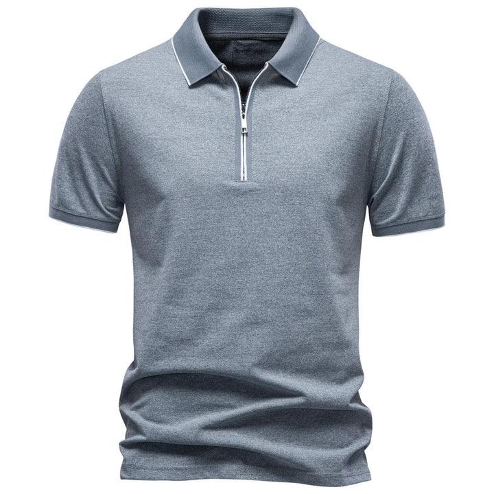 Men's Cotton Blend Polo Shirt | Lightweight Breathable Casual Essential 7