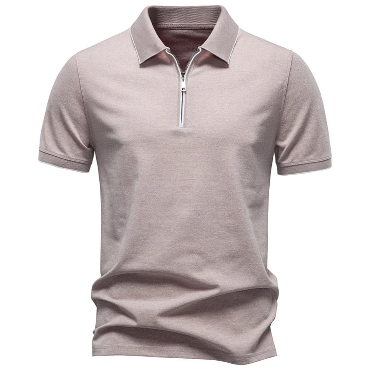 Men's Cotton Blend Polo Shirt | Lightweight Breathable Casual Essential 8
