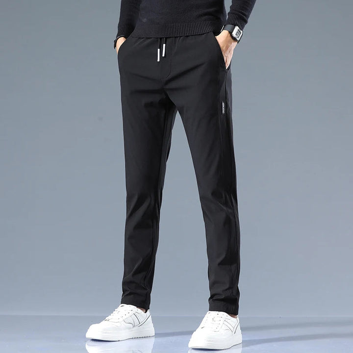 Men's Cotton Blend Slim Fit Trousers | Refined Day-to-Night Comfort 2
