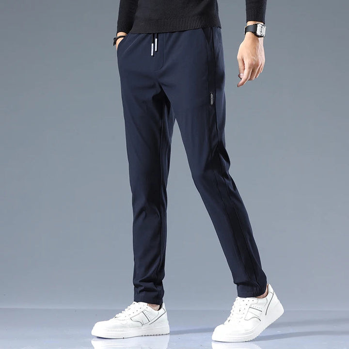 Men's Cotton Blend Slim Fit Trousers | Refined Day-to-Night Comfort 3