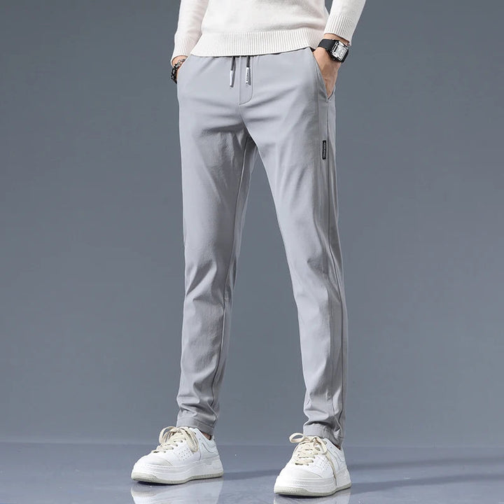 Men's Cotton Blend Slim Fit Trousers | Refined Day-to-Night Comfort 5