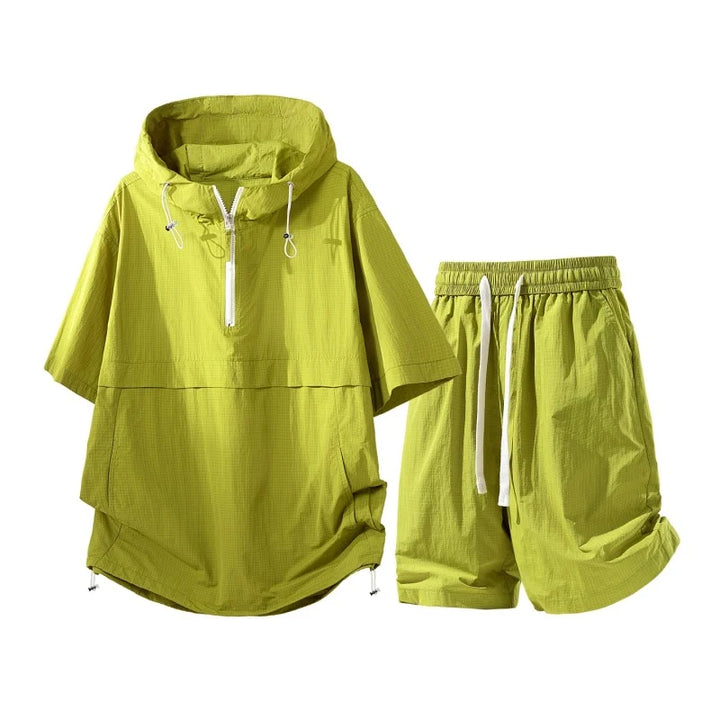 Men's Cotton Blend T-Shirt and Shorts Set | Lightweight Casual Summer Comfort 3