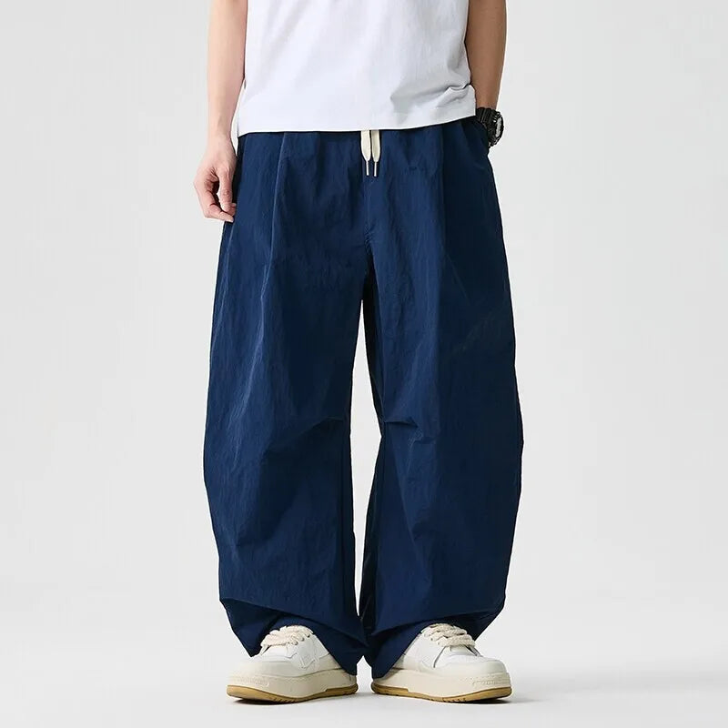 Men's Cotton Blend Wide Leg Pants | Bold Everyday Comfort Fit 4