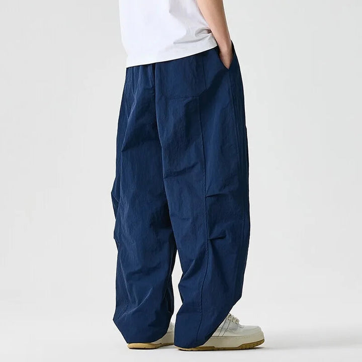 Men's Cotton Blend Wide Leg Pants | Bold Everyday Comfort Fit 6