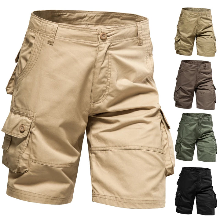 Men's Cotton Cargo Shorts | Lightweight Breathable Summer Style |