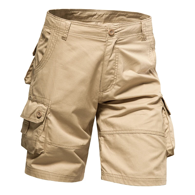 Men's Cotton Cargo Shorts | Lightweight Breathable Summer Style |
