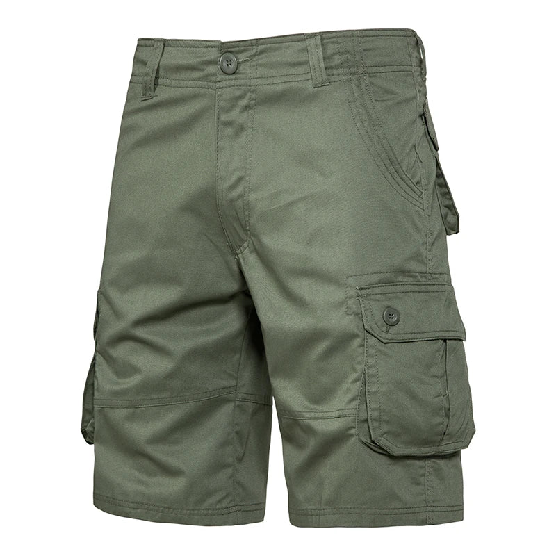 Men's Cotton Cargo Shorts | Lightweight Breathable Summer Style |