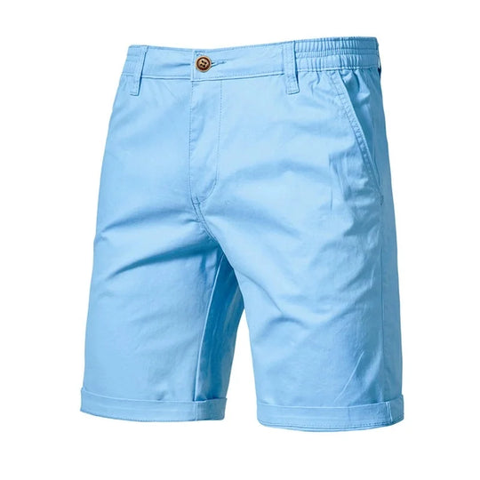 Men's Cotton Casual Shorts | Stylish Slim-Fit Summer Essential 0