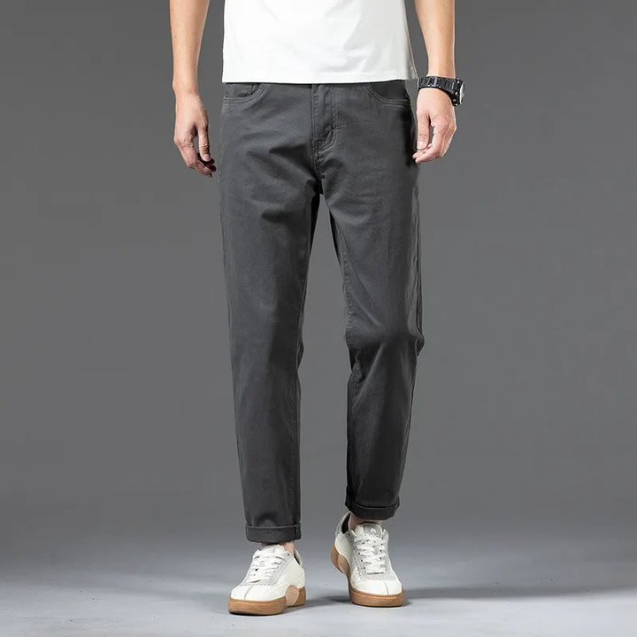 Men's Cotton Chino Pants | Comfortable Loose Fit Casual Trousers | Stylish Everyday Wear 6