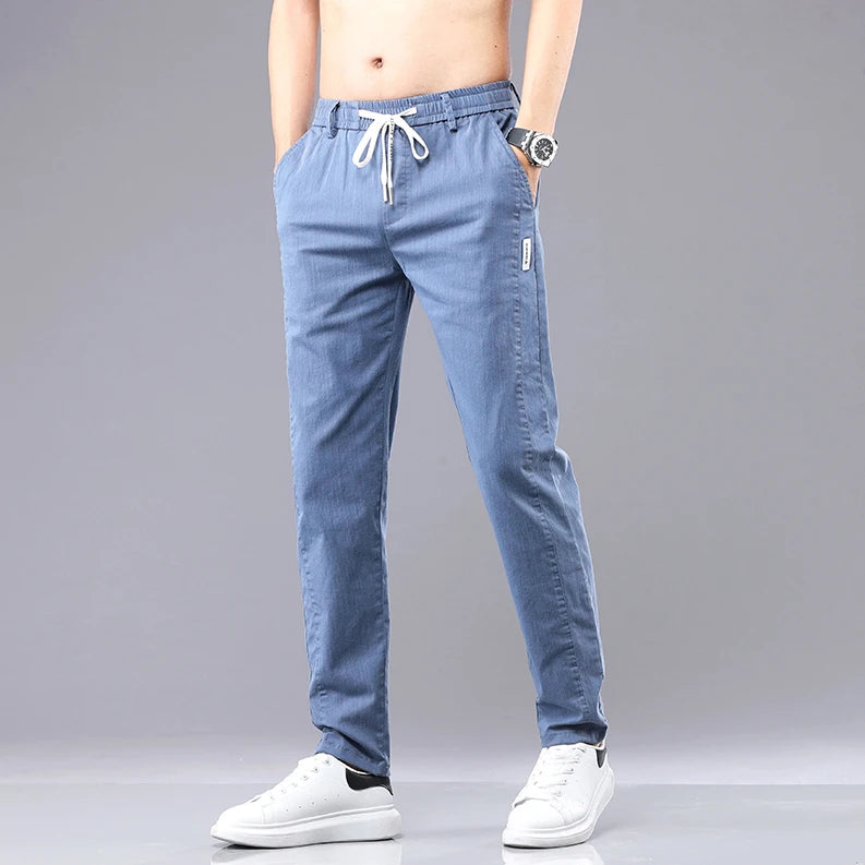 Men's Cotton Chino Pants | Tailored Classic Comfort Fit 11