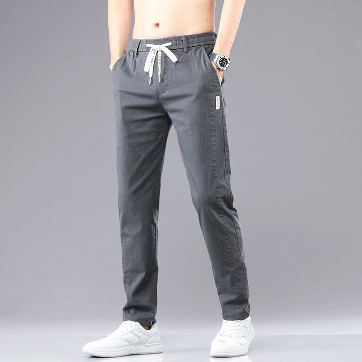 Men's Cotton Chino Pants | Tailored Classic Comfort Fit 12