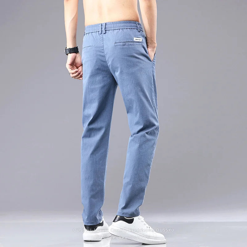 Men's Cotton Chino Pants | Tailored Classic Comfort Fit 2