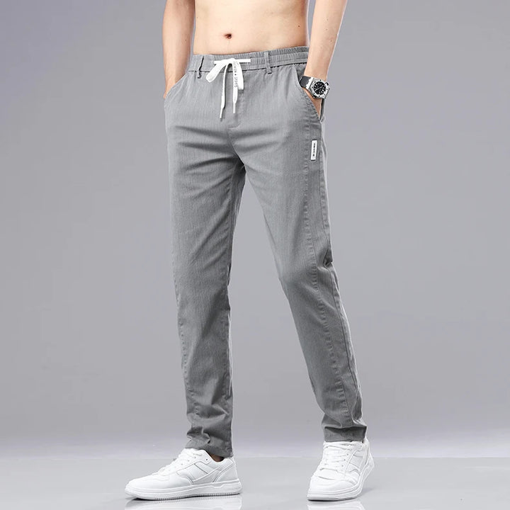 Men's Cotton Chino Pants | Tailored Classic Comfort Fit 7