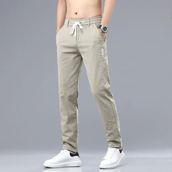Men's Cotton Chino Pants | Tailored Classic Comfort Fit 9
