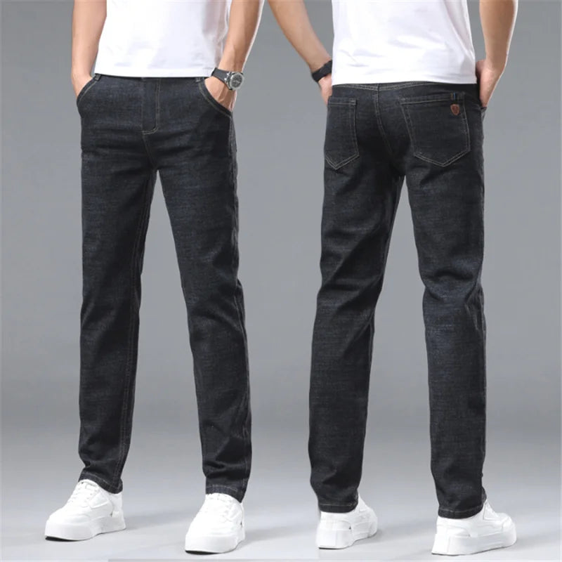 Men's Cotton Denim Jeans | Timeless Structured Elegance 2
